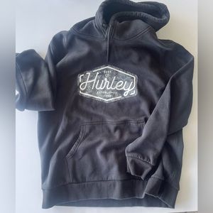 SOLD****Hurley Black Hoodie Sweatshirt 😎 EUC!